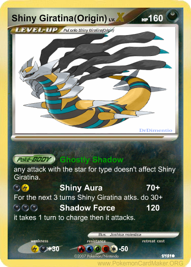 the giratina!